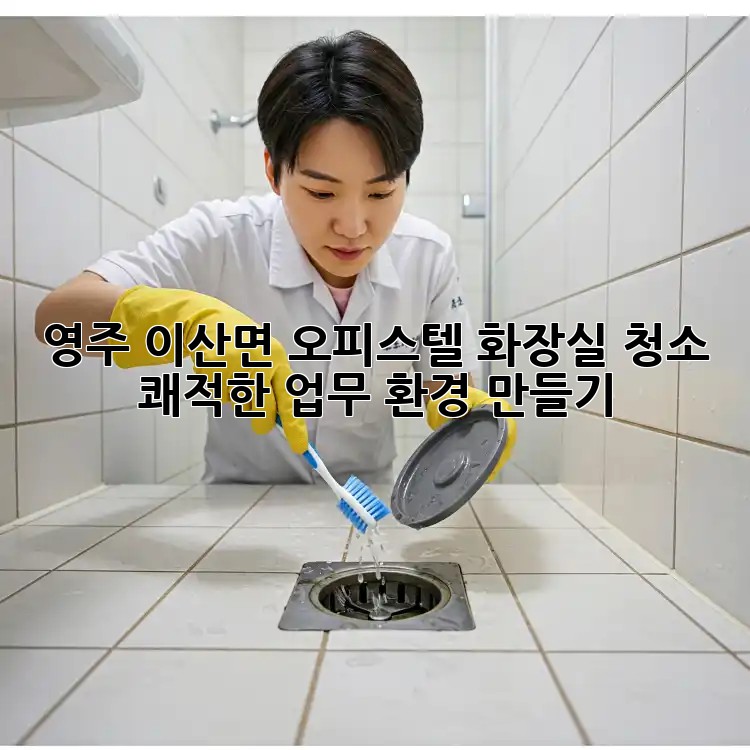 영주 이산면 오피스텔 화장실 청소✨ 쾌적한 업무 환경 만들기