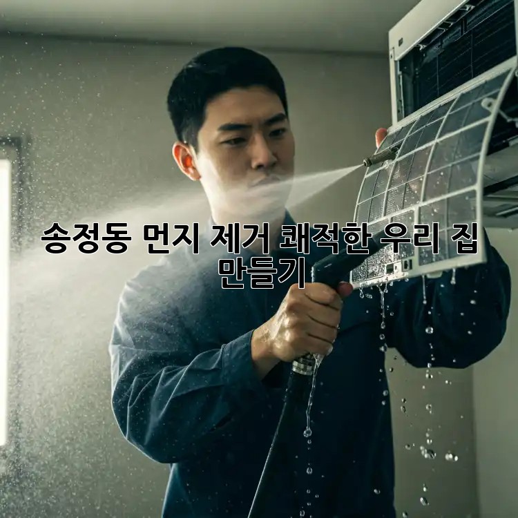 송정동 먼지 제거🧹! 쾌적한 우리 집 만들기✨