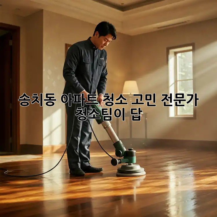 송치동 아파트 청소 고민? 전문가 청소팀이 답! ✨