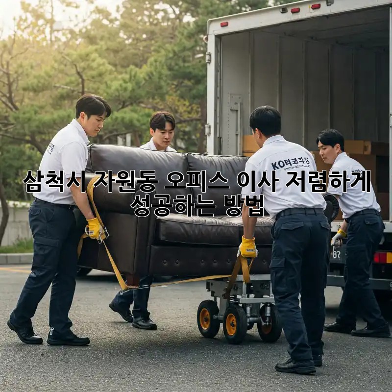 삼척시 자원동 오피스 이사, 저렴하게 성공하는 방법!