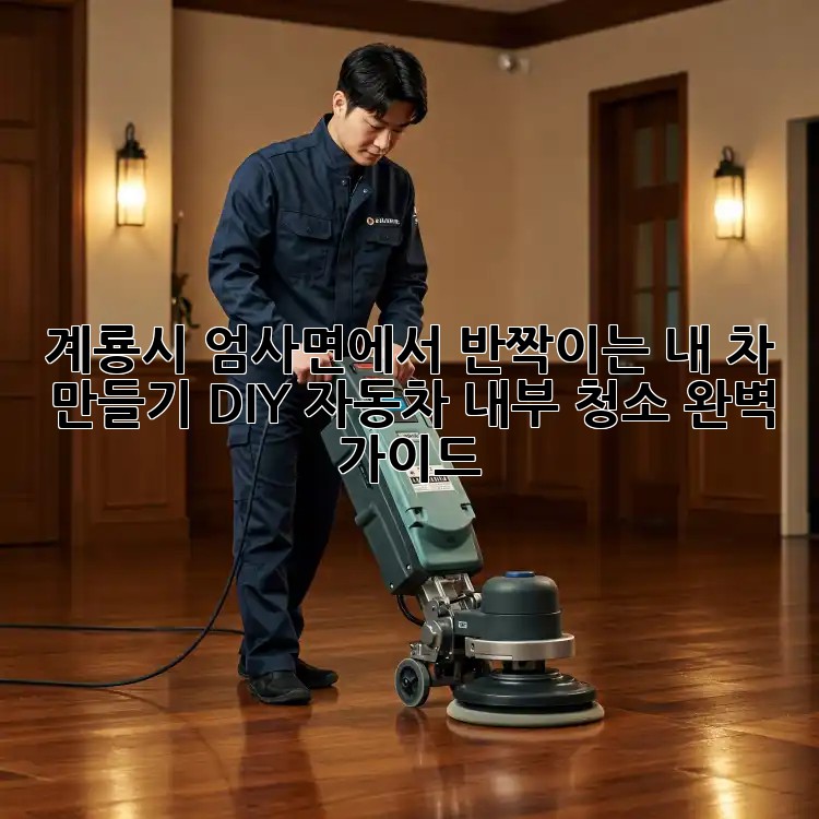 계룡시 엄사면에서 반짝이는 내 차 만들기: DIY 자동차 내부 청소 완벽 가이드