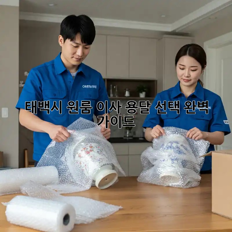 태백시 원룸 이사, 용달 선택 완벽 가이드!